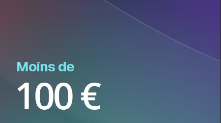 en dessous de 100€