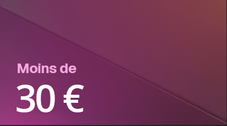 en dessous de 30€